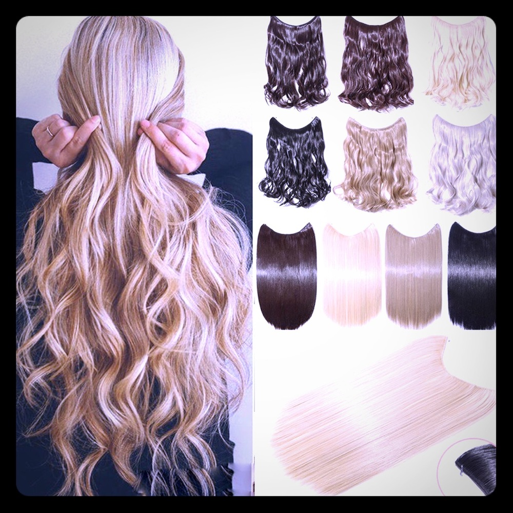 Halo Style Hair Extensions!!!!!!!! 20 Inches!!!